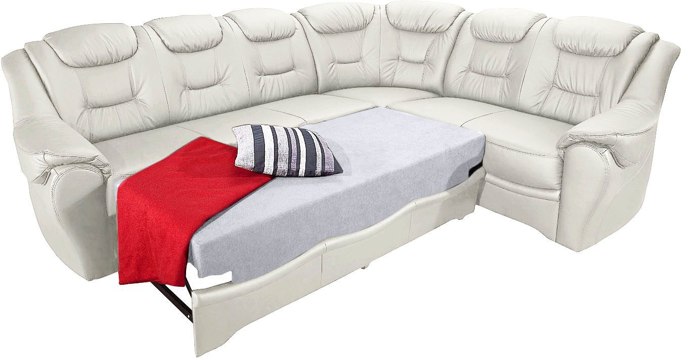 sit&more Ecksofa "Bellevue L-Form", wahlweise mit Bettfunktion günstig online kaufen