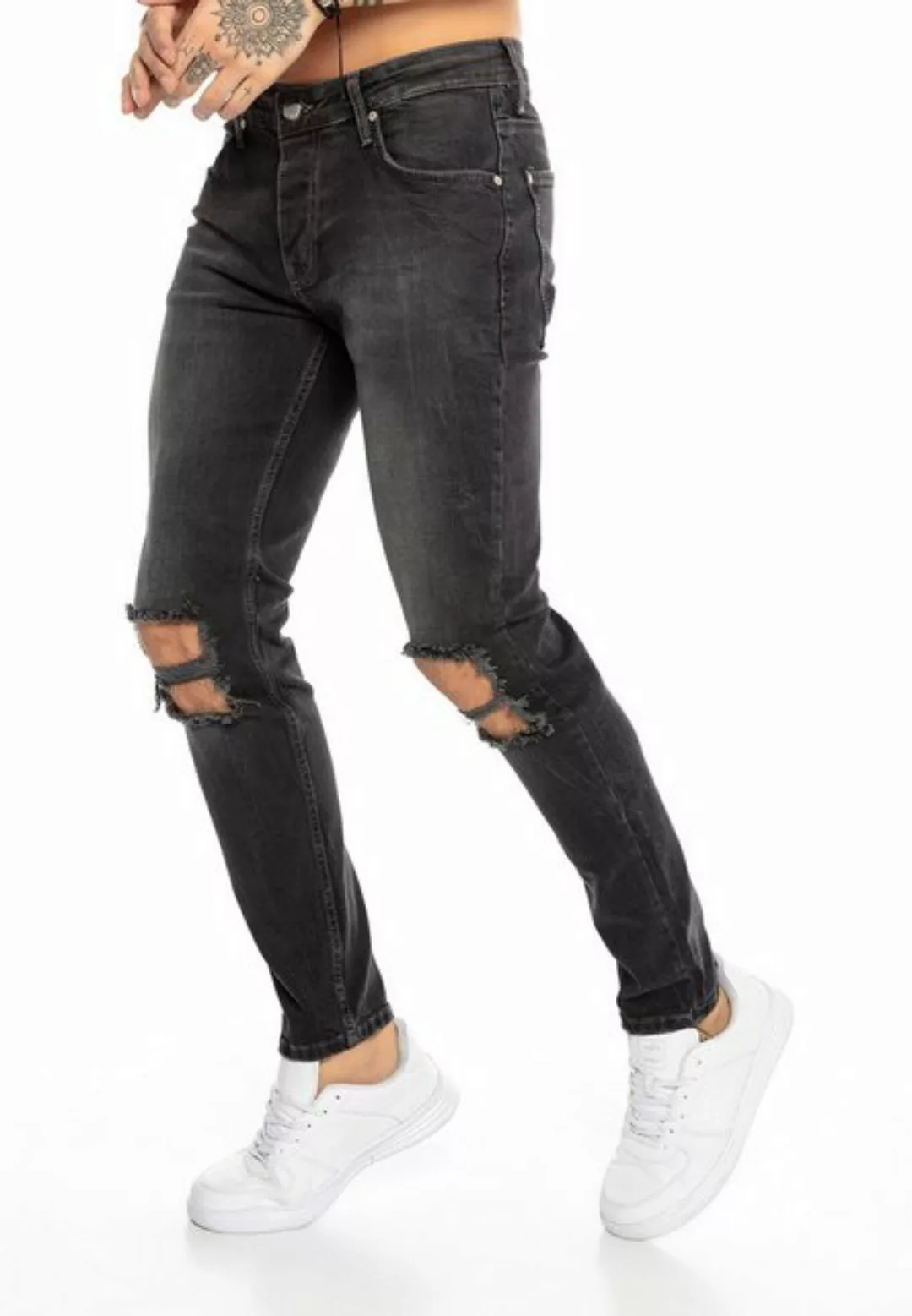 RedBridge Destroyed-Jeans Slim fit - Modischer Denim Style für Freizeit und günstig online kaufen