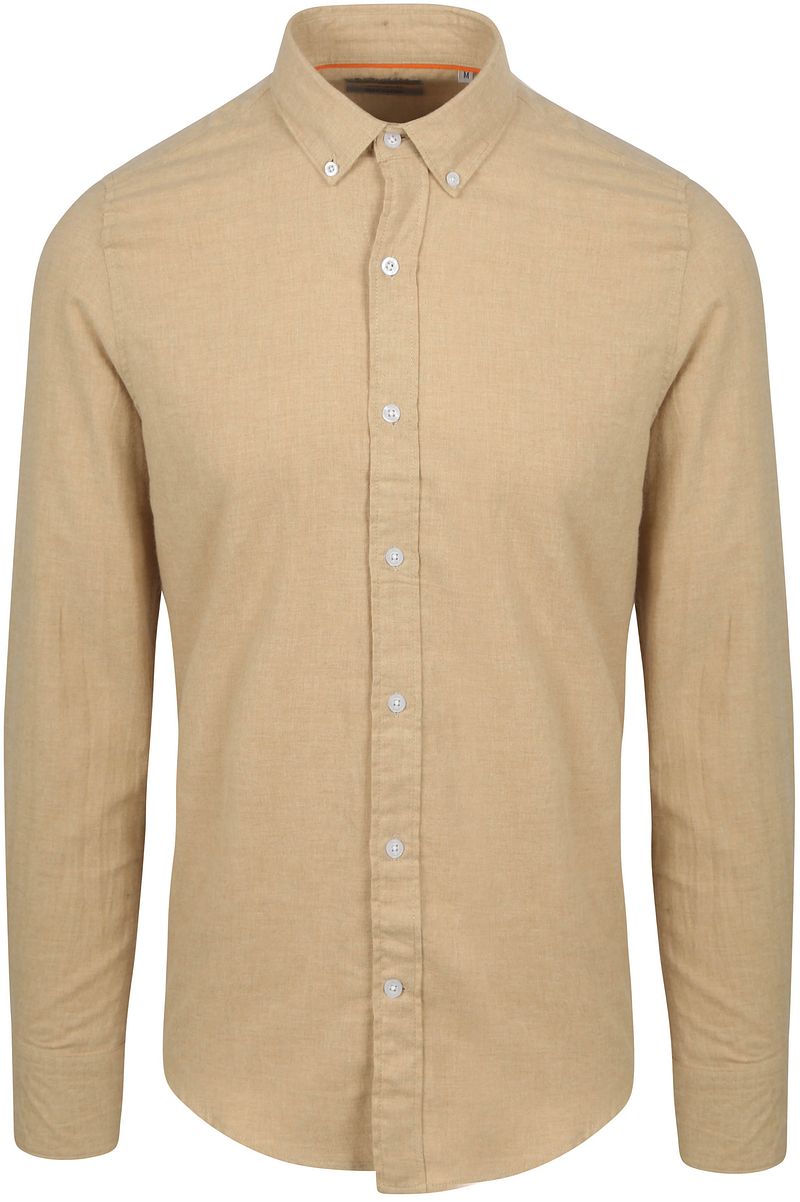 Suitable Hemd Flanel Beige - Größe XL günstig online kaufen