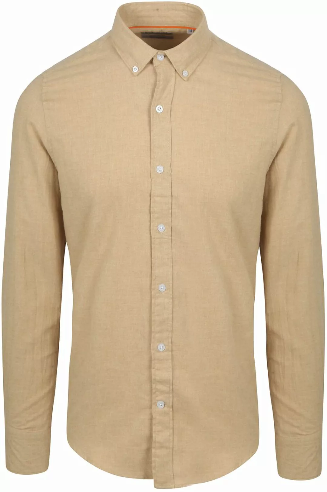 Suitable Hemd Flanel Beige - Größe M günstig online kaufen