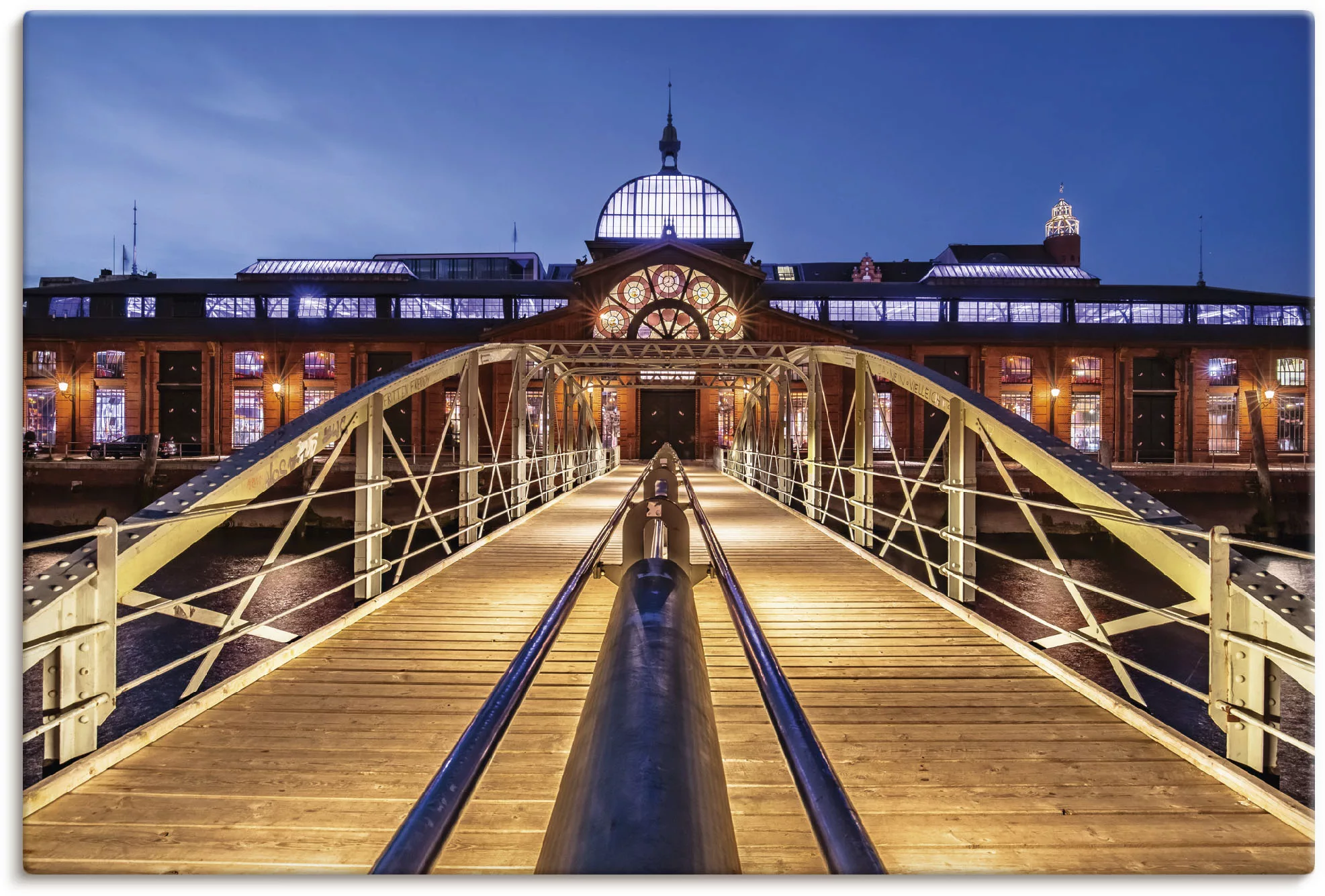 Artland Wandbild »Fischmarkt Hamburg«, Hamburg, (1 St.), als Alubild, Outdo günstig online kaufen