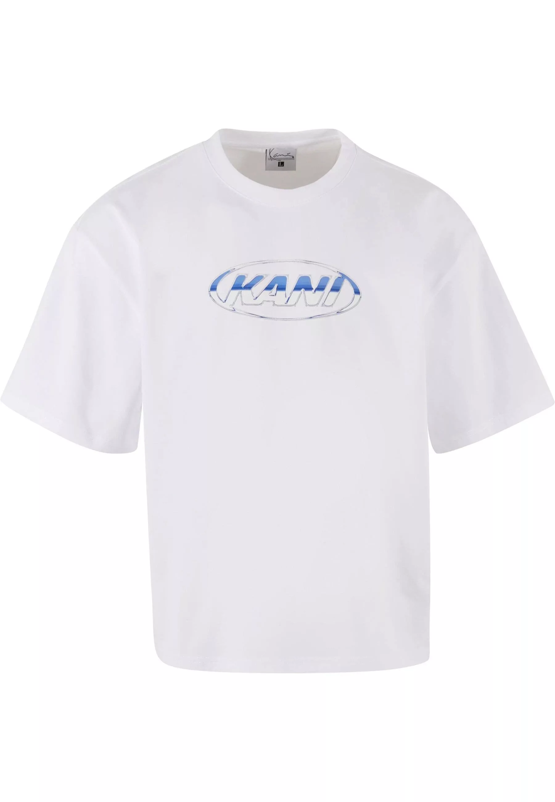 Karl Kani T-Shirt "Karl Kani Woven Signature Chrome LOGo Crop Tee", (1 tlg. günstig online kaufen