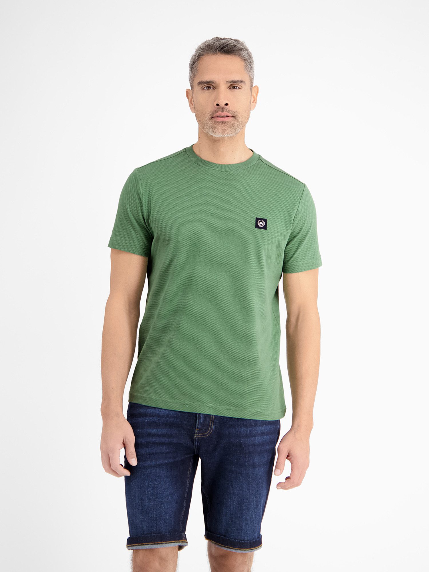 LERROS T-Shirt "LERROS Herren T-Shirt in Waffel-Piqué" günstig online kaufen