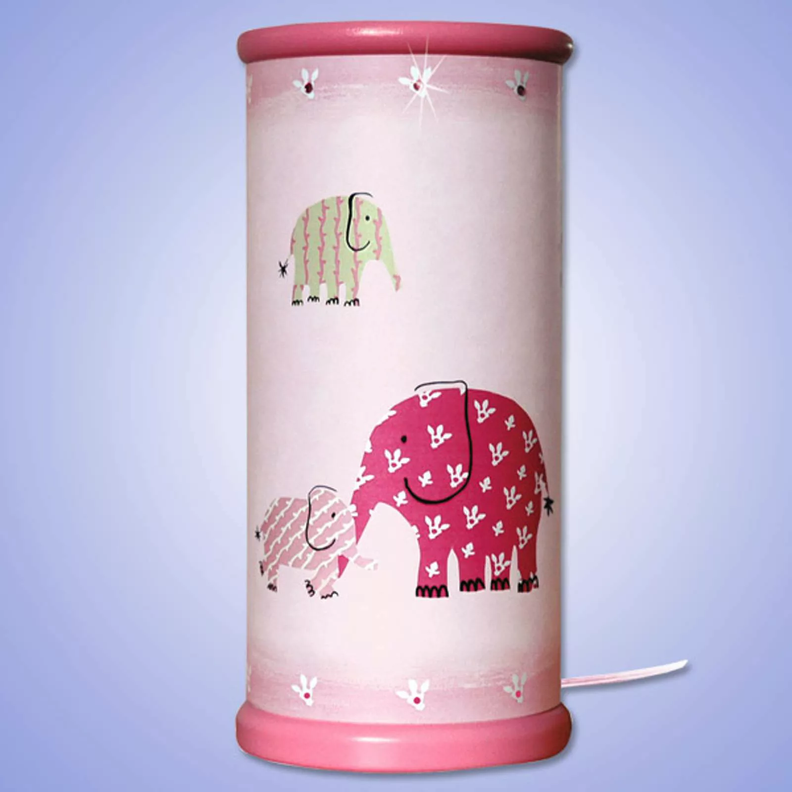 Zauberhafte LED-Tischleuchte ELEFANT, pink günstig online kaufen