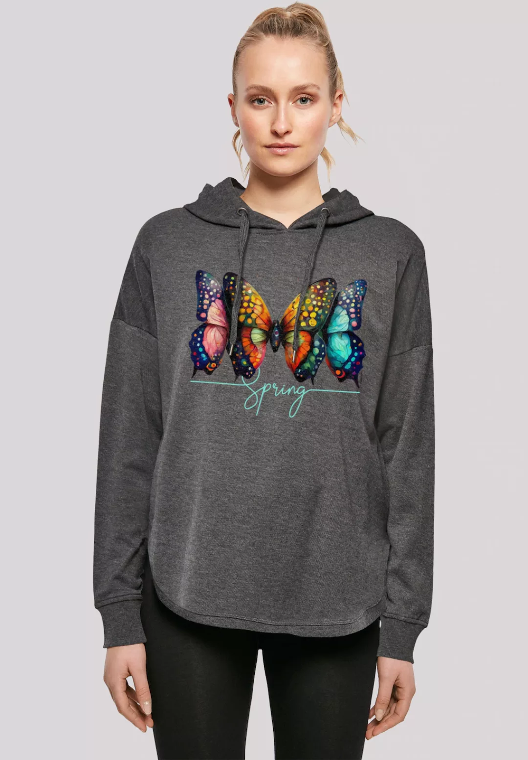 F4NT4STIC Kapuzenpullover "Schmetterling Illusion Oversize Hoodie", Print günstig online kaufen