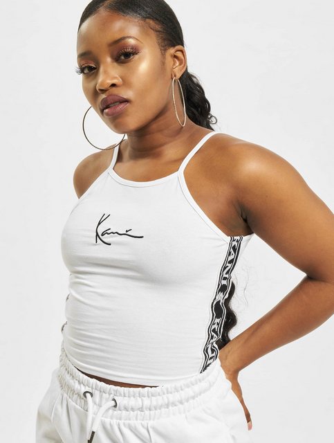 Karl Kani Muskelshirt Karl Kani Damen KKWQ22001WHT Small Signature Tape Top günstig online kaufen