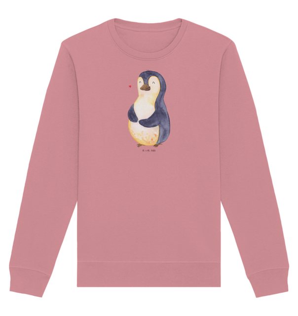 Mr. & Mrs. Panda Longpullover Größe M Pinguin Diät - Canyon Pink - Geschenk günstig online kaufen