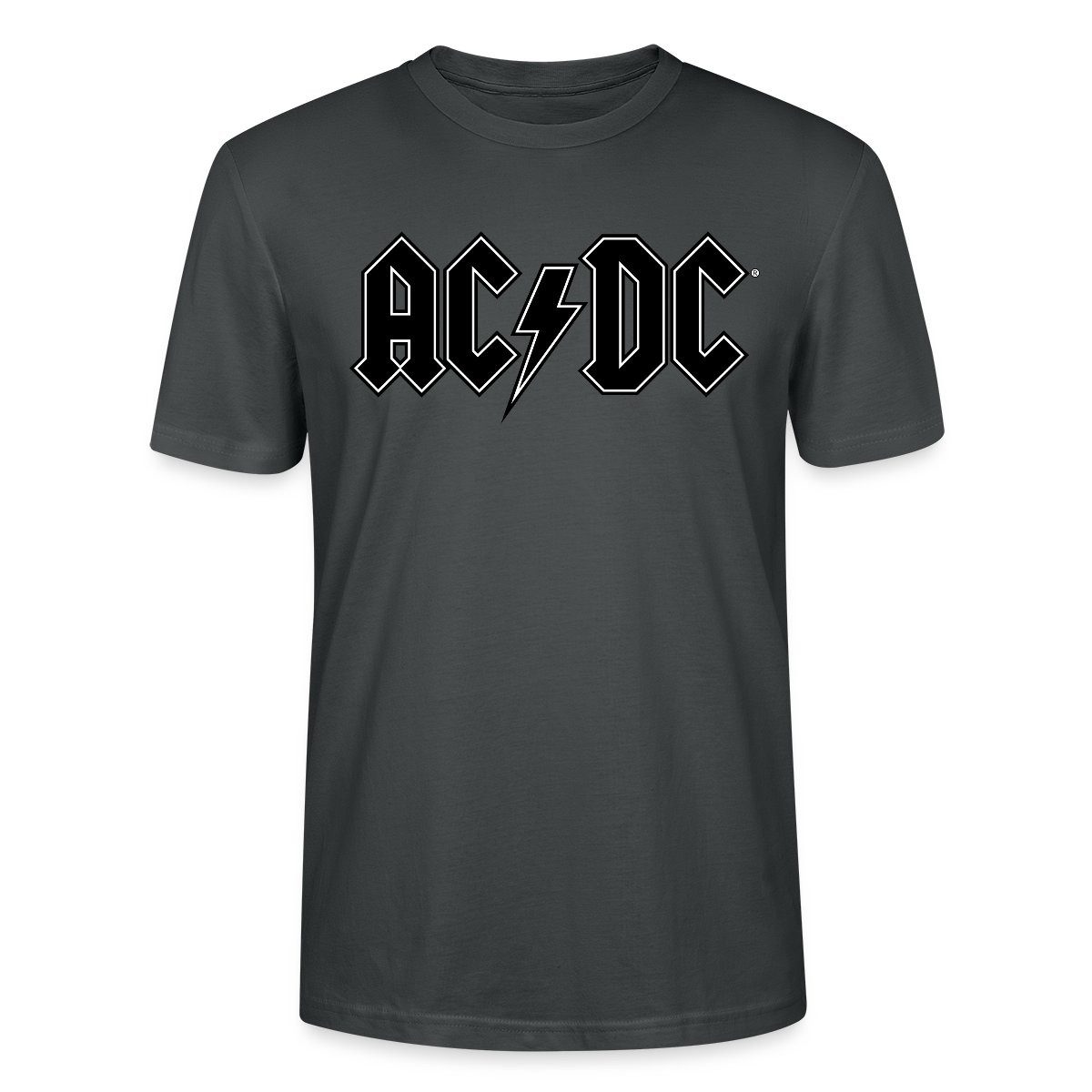 Spreadshirt T-Shirt AC/DC Schwarzes Logo Mit günstig online kaufen