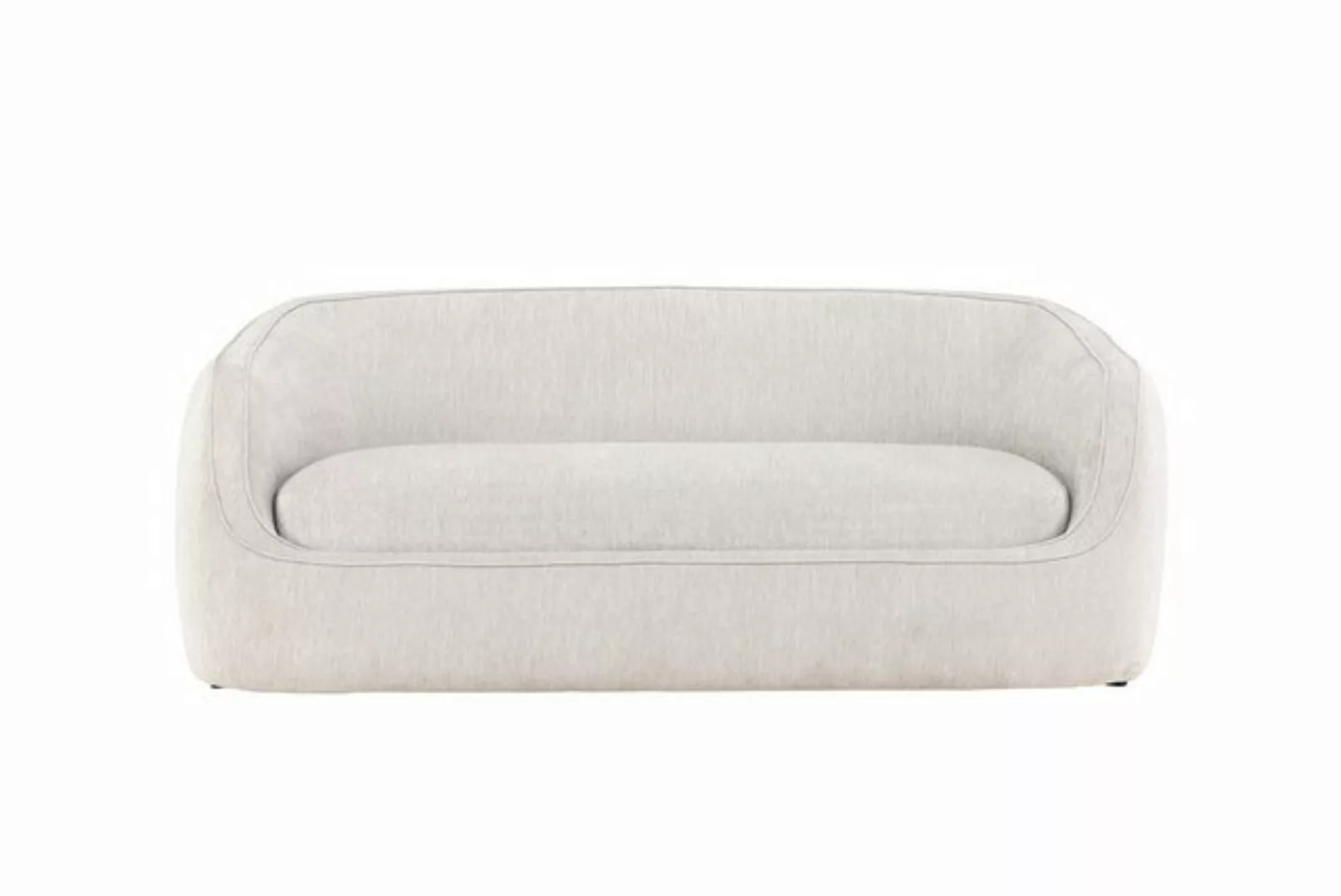 BOURGH 3-Sitzer ELIO Sofa - Couch hellgrau in modernem Design günstig online kaufen