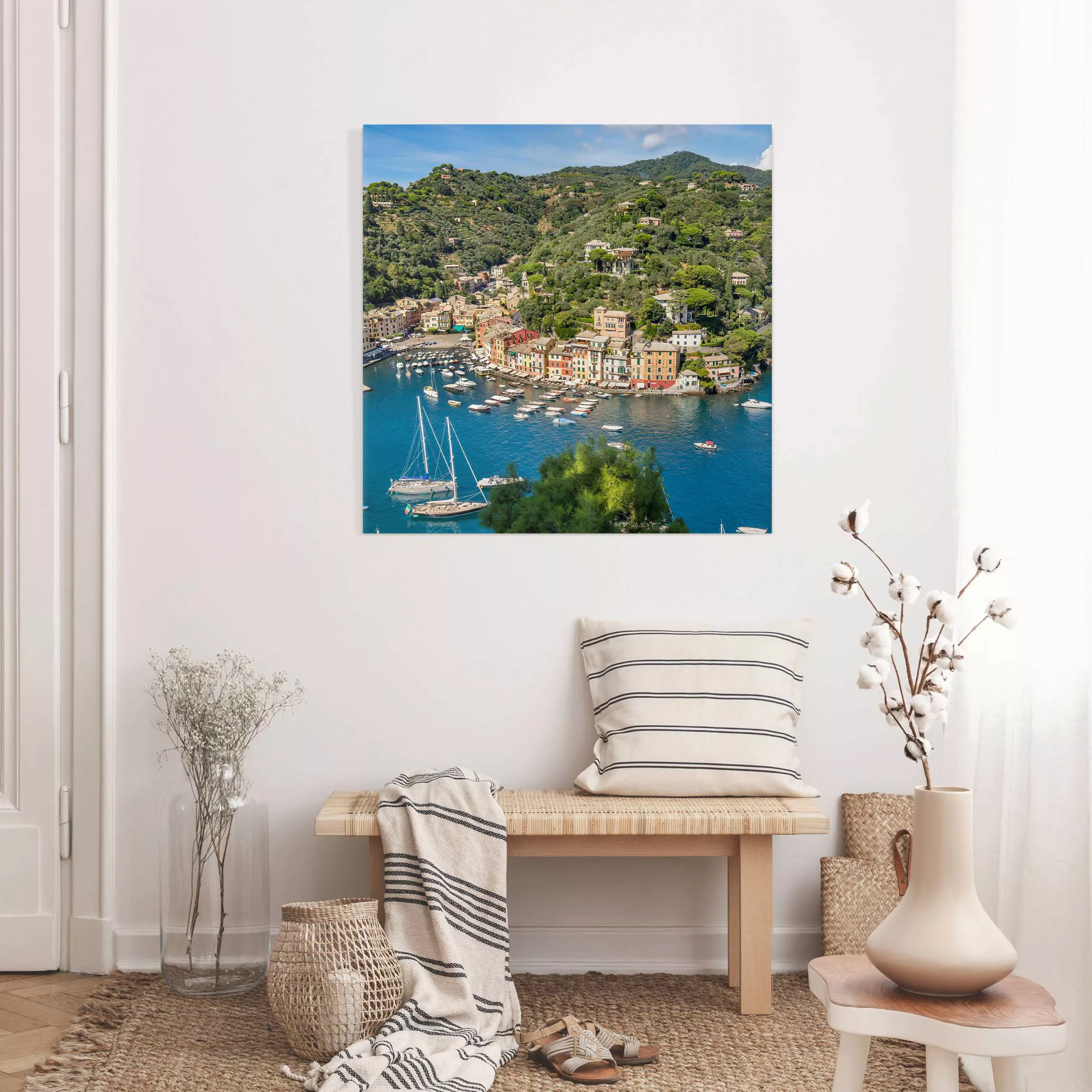 Leinwandbild Portofino Harbour günstig online kaufen