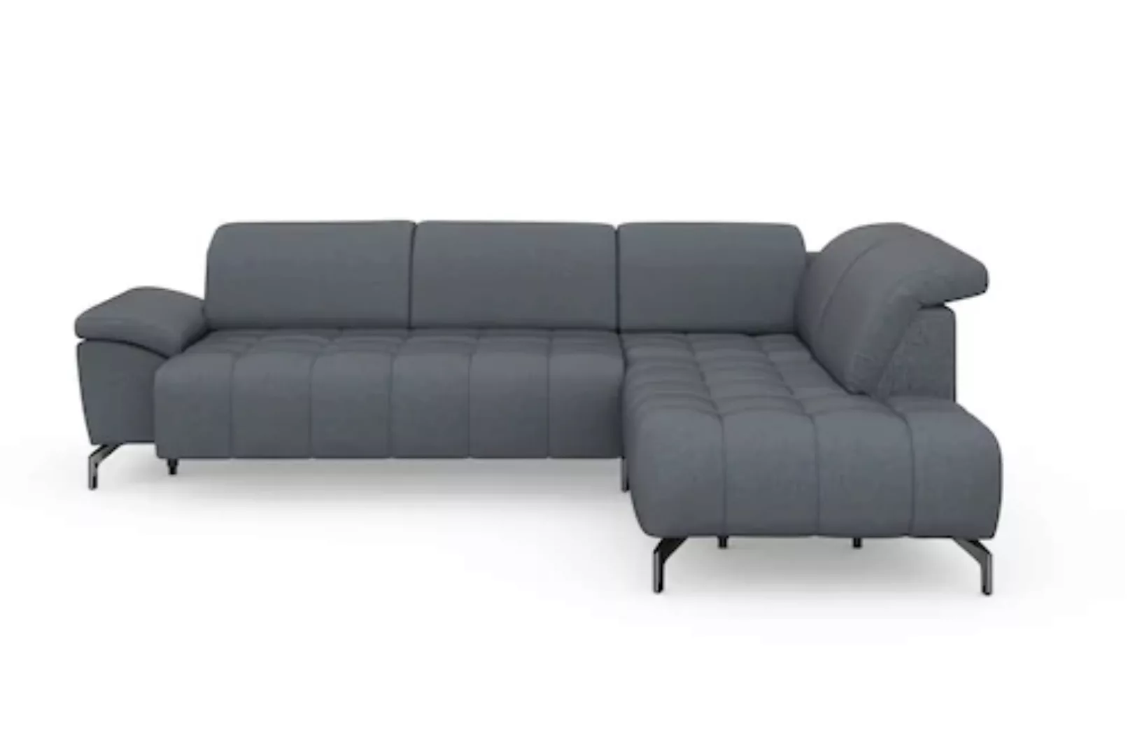 sit&more Ecksofa "Cool L-Form", wahlweise mit Kopfteilverstellung und Vorzi günstig online kaufen