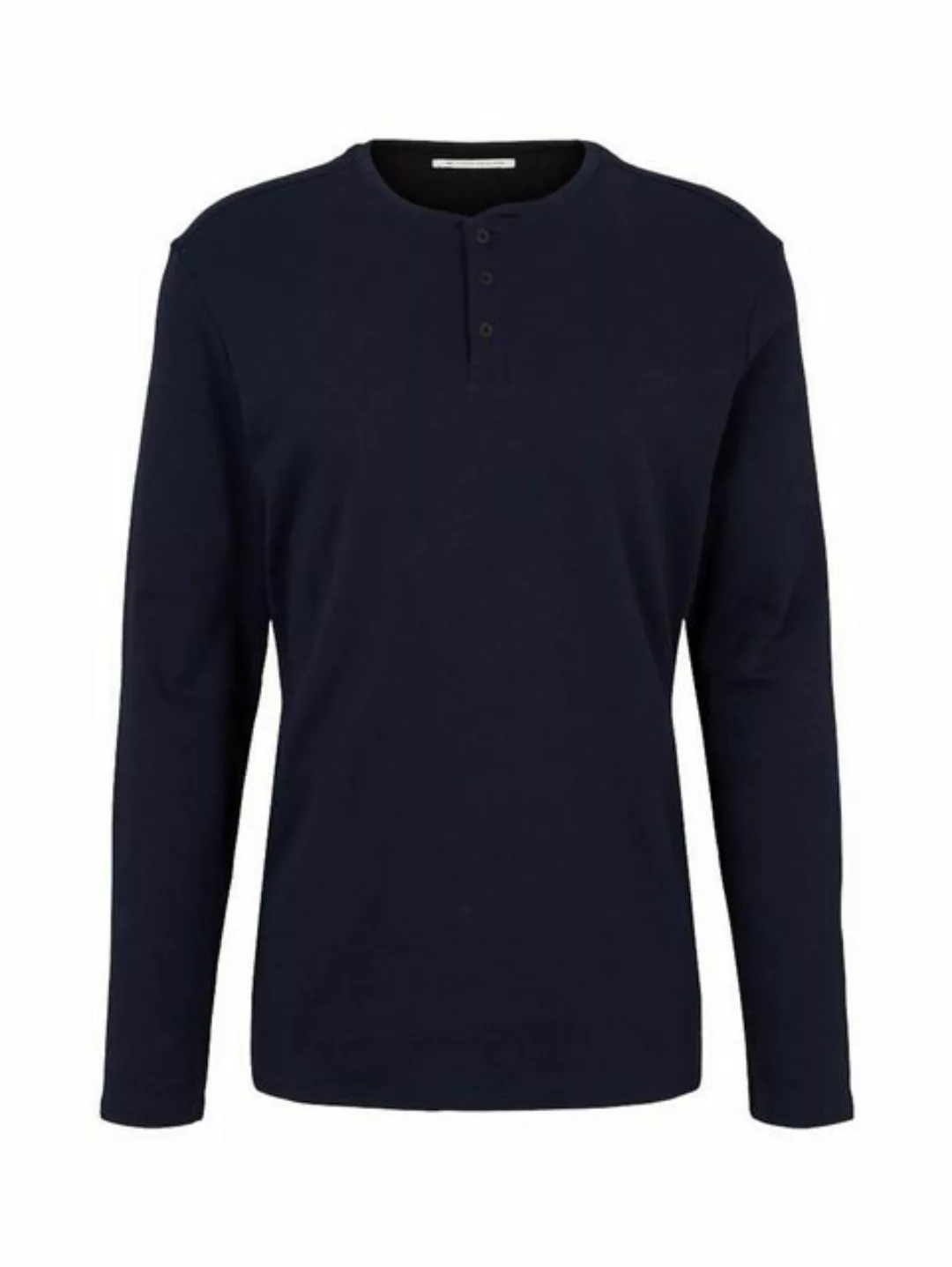 TOM TAILOR Longsleeve Shirt Henley Langarmshirt günstig online kaufen