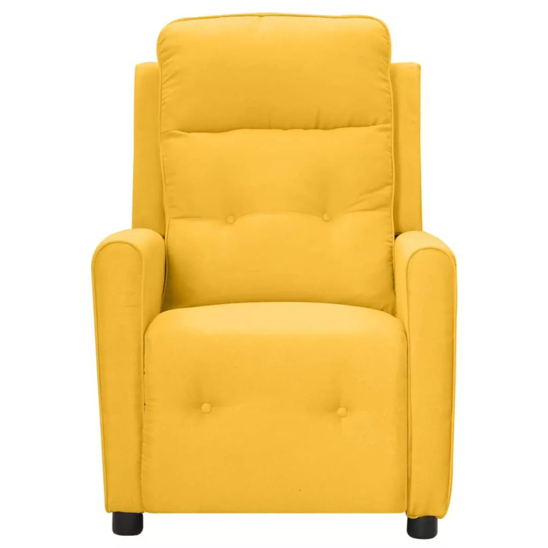 Vidaxl Relaxsessel Gelb Stoff günstig online kaufen