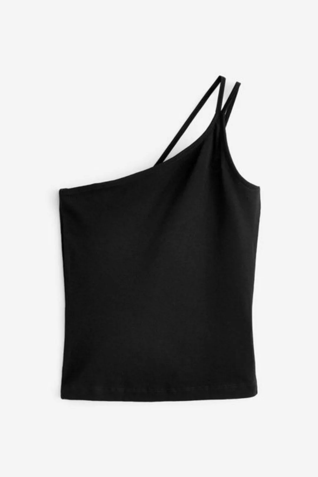 Next Shirttop Geripptes One-Shoulder-Top mit doppeltem Träger (1-tlg) günstig online kaufen