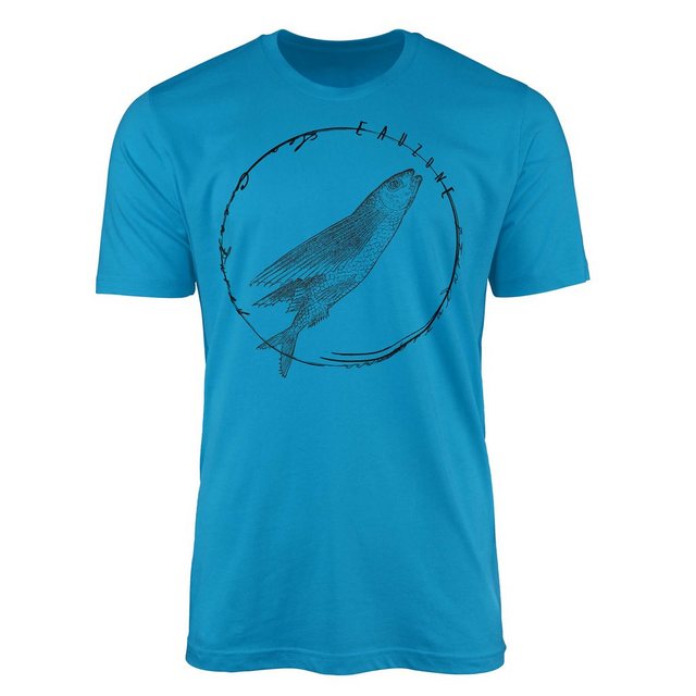 Sinus Art T-Shirt T-Shirt Tiefsee Fische - Serie: Sea Creatures, feine Stru günstig online kaufen