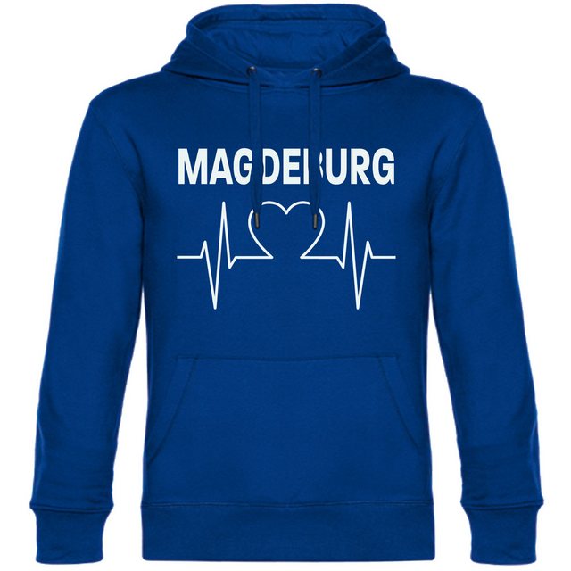 multifanshop Kapuzensweatshirt Magdeburg - Herzschlag - Hoodie günstig online kaufen