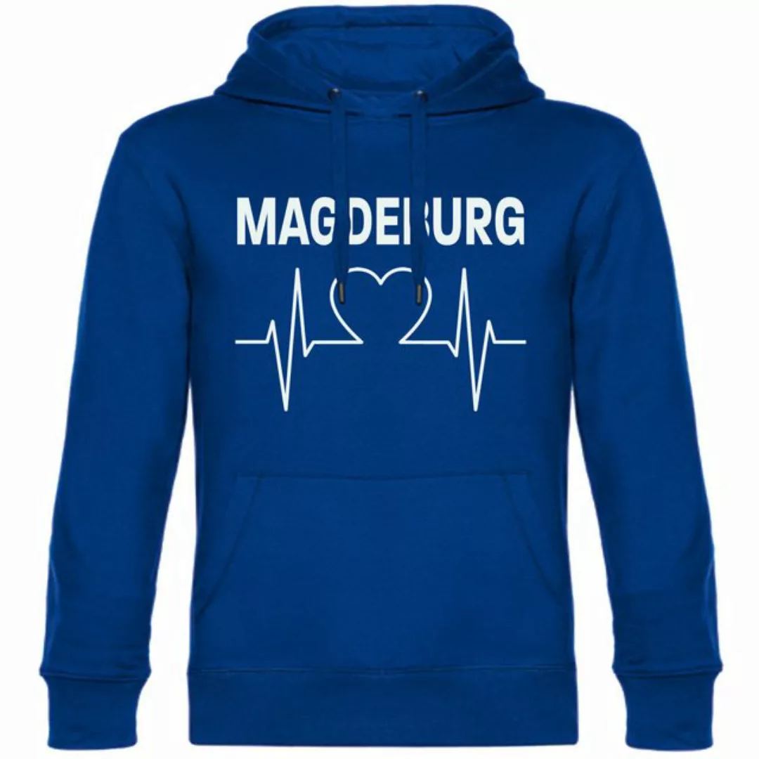 multifanshop Kapuzensweatshirt Magdeburg - Herzschlag - Hoodie günstig online kaufen