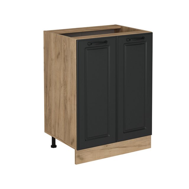 Vicco Unterschrank R-Line, Anthrazit Landhaus/Goldkraft Eiche, 60 cm ohne A günstig online kaufen