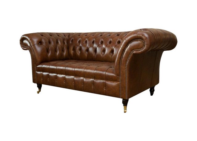 JVmoebel Chesterfield-Sofa, Chesterfield Sofa 2 Sitzer Polster Designer Cou günstig online kaufen