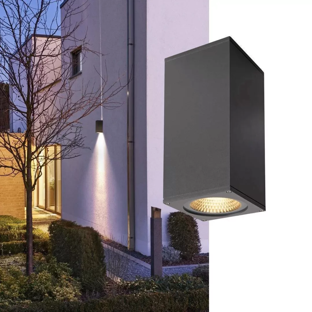 SLV Big Theo LED-Außenwandleuchte, anthrazit günstig online kaufen