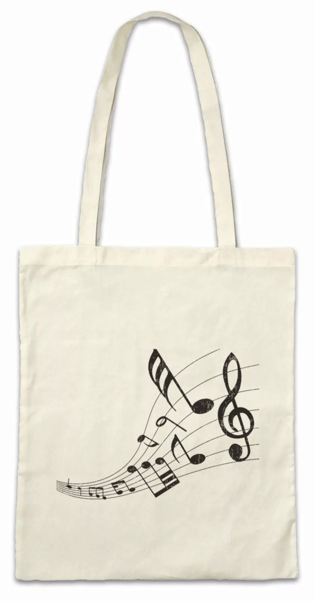 Urban Backwoods Beuteltasche Music Notes Stofftasche günstig online kaufen