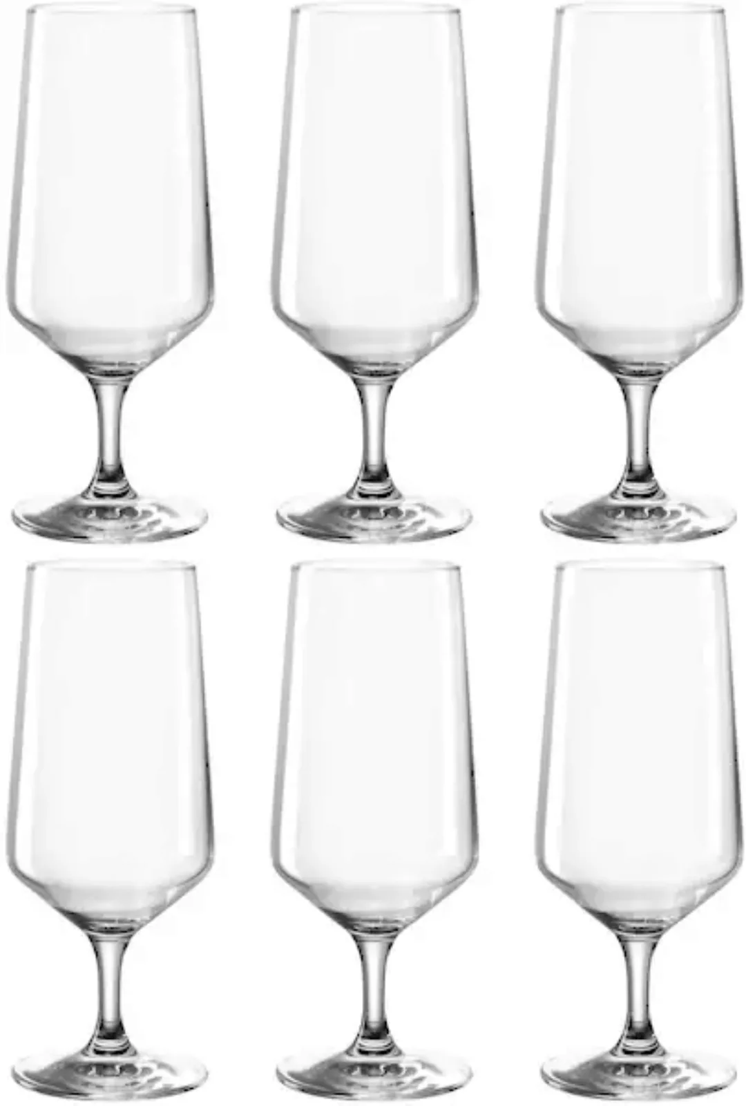 LEONARDO Bierglas »PUCCINI«, (Set, 6 tlg.), 410 ml, 6-teilig günstig online kaufen