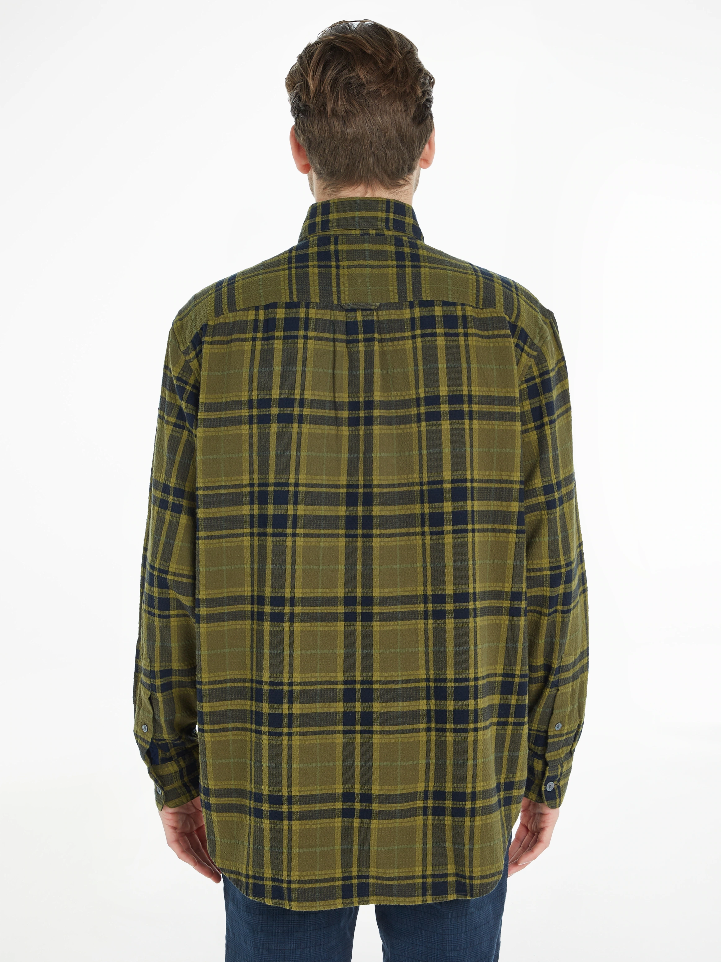 Tommy Hilfiger Langarmhemd TONAL TARTAN SHIRT günstig online kaufen