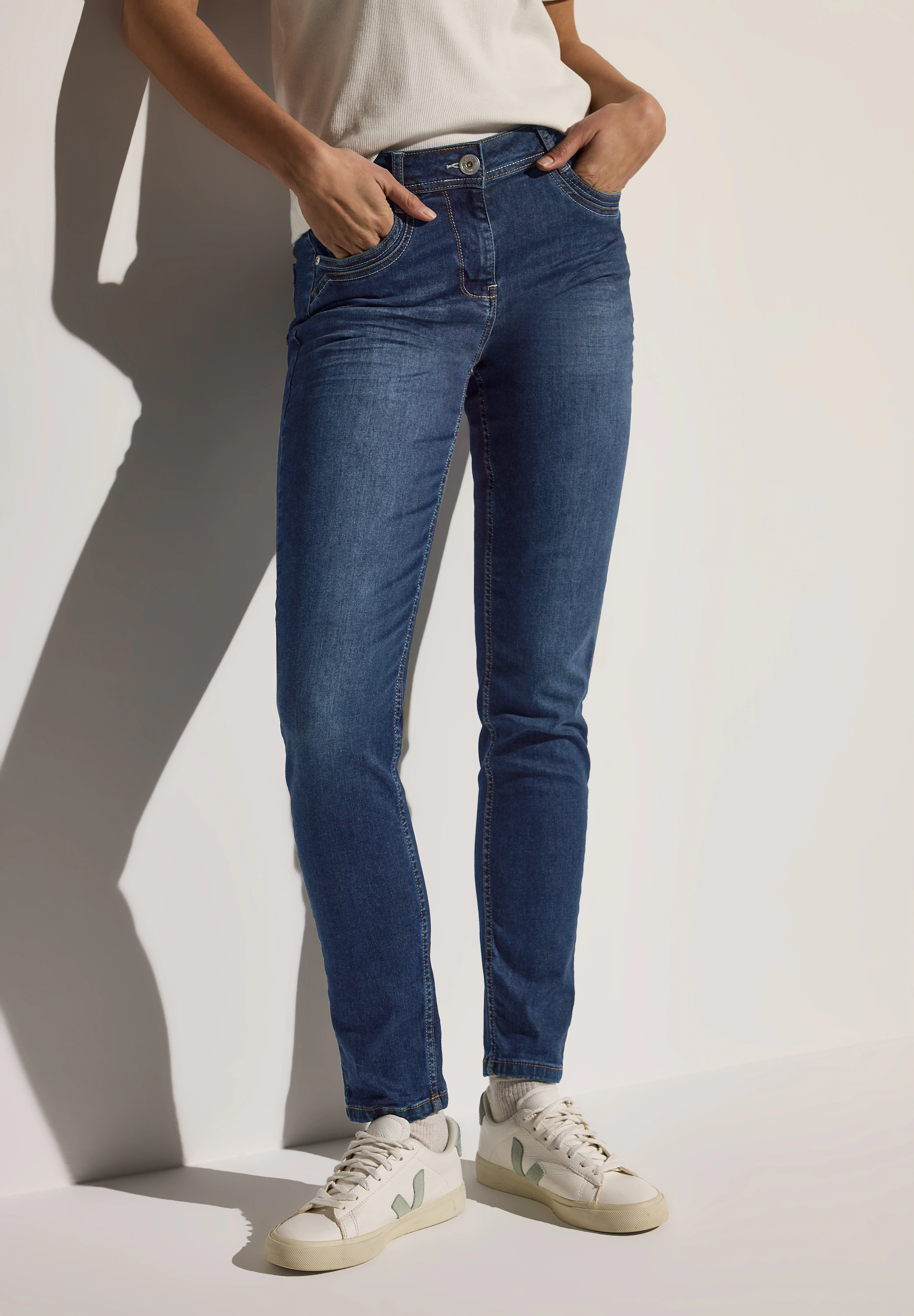 Cecil Slim-fit-Jeans "Style Toronto", im Five-Pocket Style günstig online kaufen