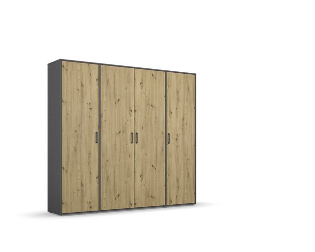 freiraum Drehtürenschrank Voyager 7 Böden, 1 Stange, Eiche Artisan Dekor / günstig online kaufen