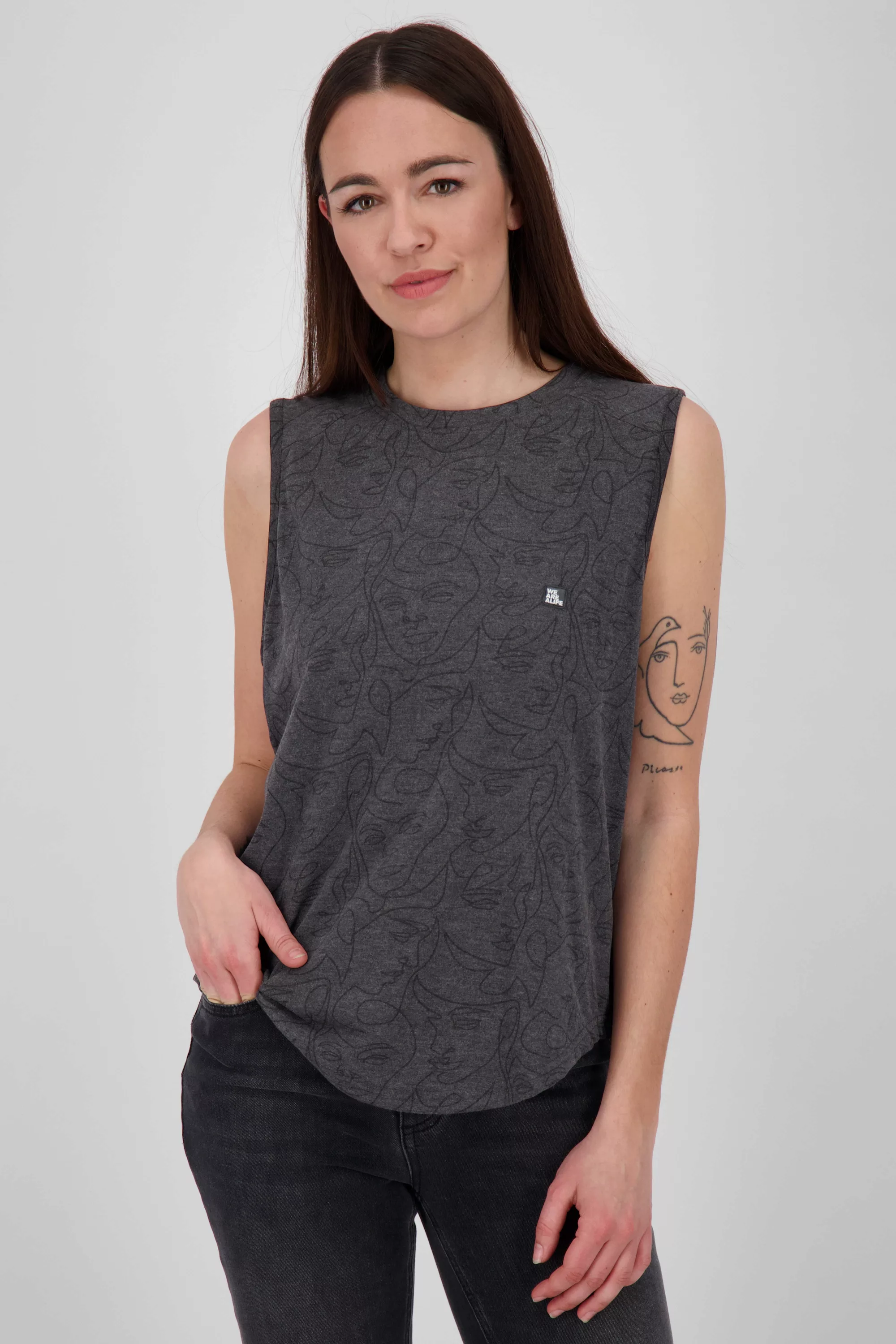 Alife & Kickin T-Shirt "SamiraAK Top Damen Tanktop, Shirt, T-Shirt, Top" günstig online kaufen