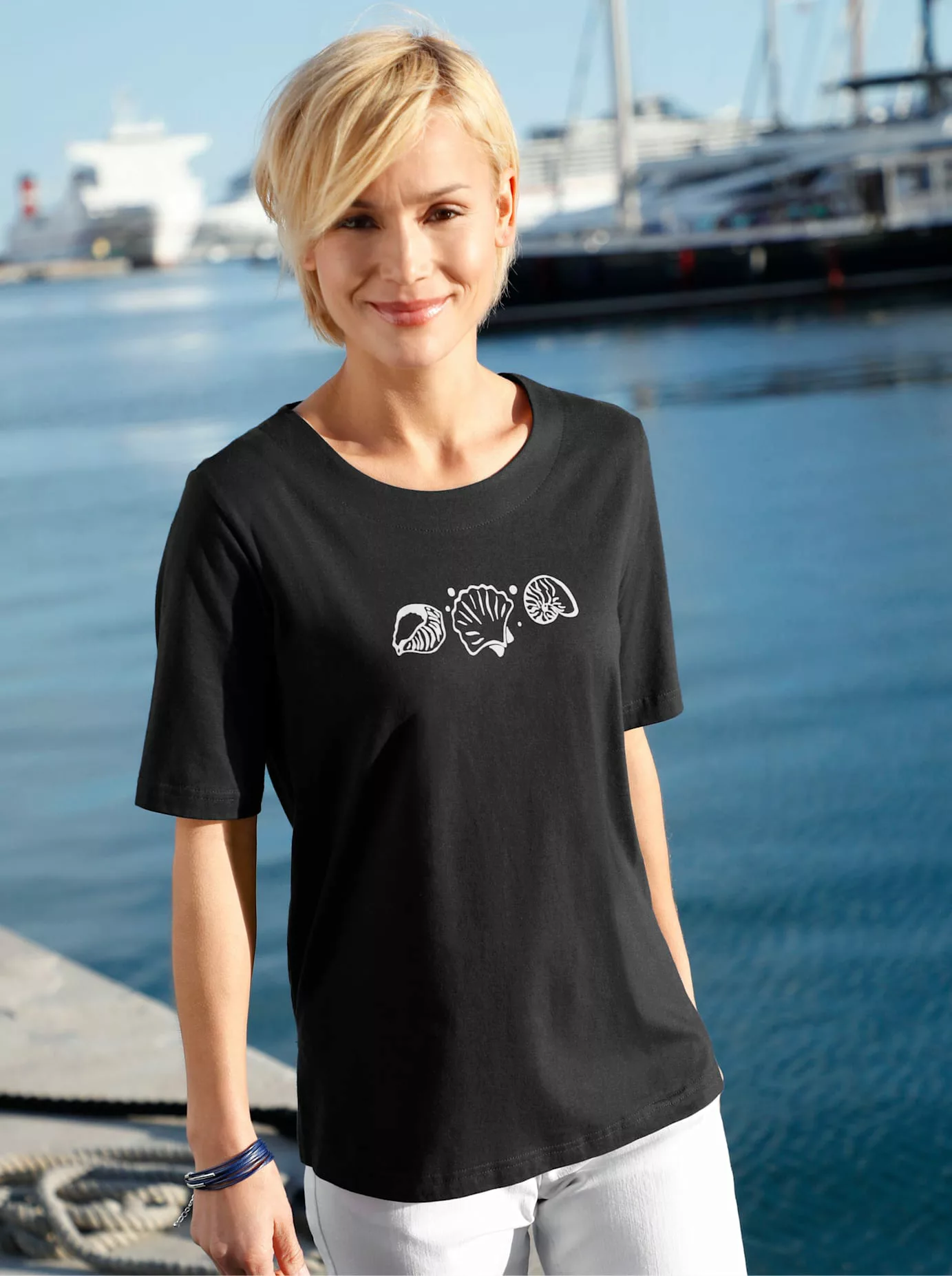 Casual Looks Kurzarmshirt "Shirt" günstig online kaufen