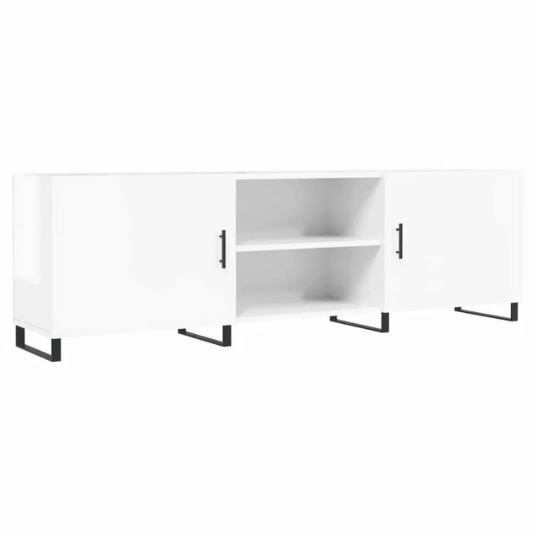 vidaXL TV-Schrank TV-Schrank Hochglanz-Weiß 150x30x50 cm Holzwerkstoff (1-S günstig online kaufen