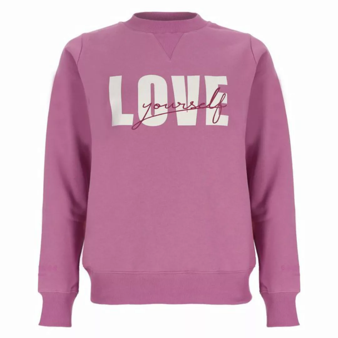 salzhaut Rundhalspullover Damen Pullover Rabhahn mit Love-Yourself-Print - günstig online kaufen