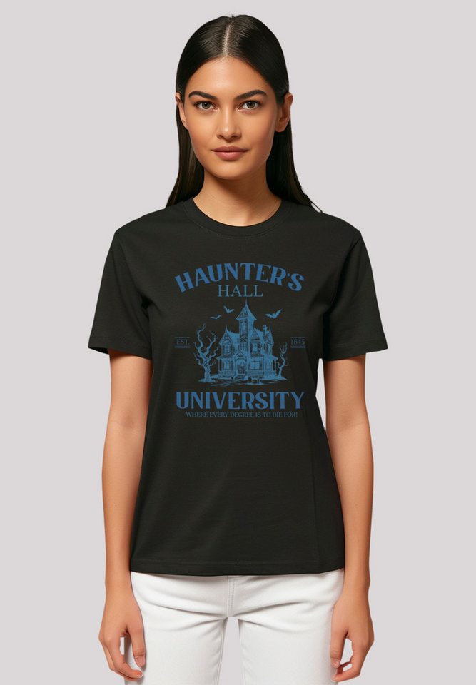 F4NT4STIC T-Shirt Halloween University Haunters hall Premium Qualität, Hall günstig online kaufen