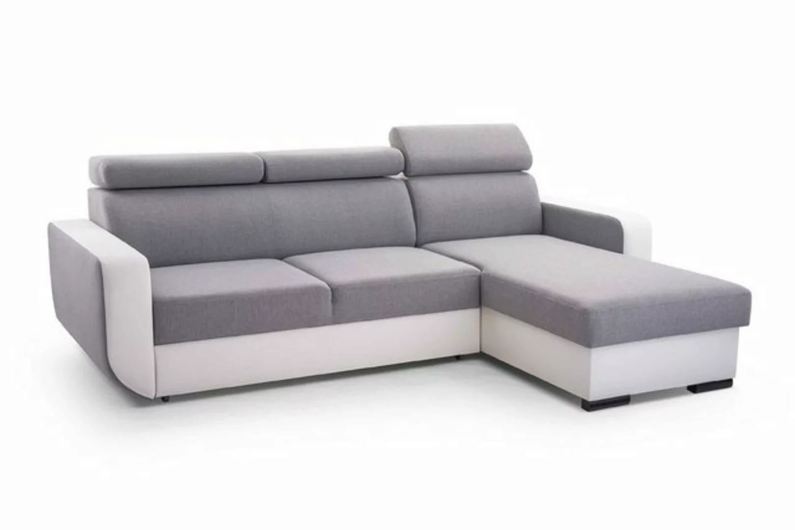 Furnix Ecksofa IMPERISIO Sofa in L-Form Schlaffunktion Bettkasten, mit Rela günstig online kaufen