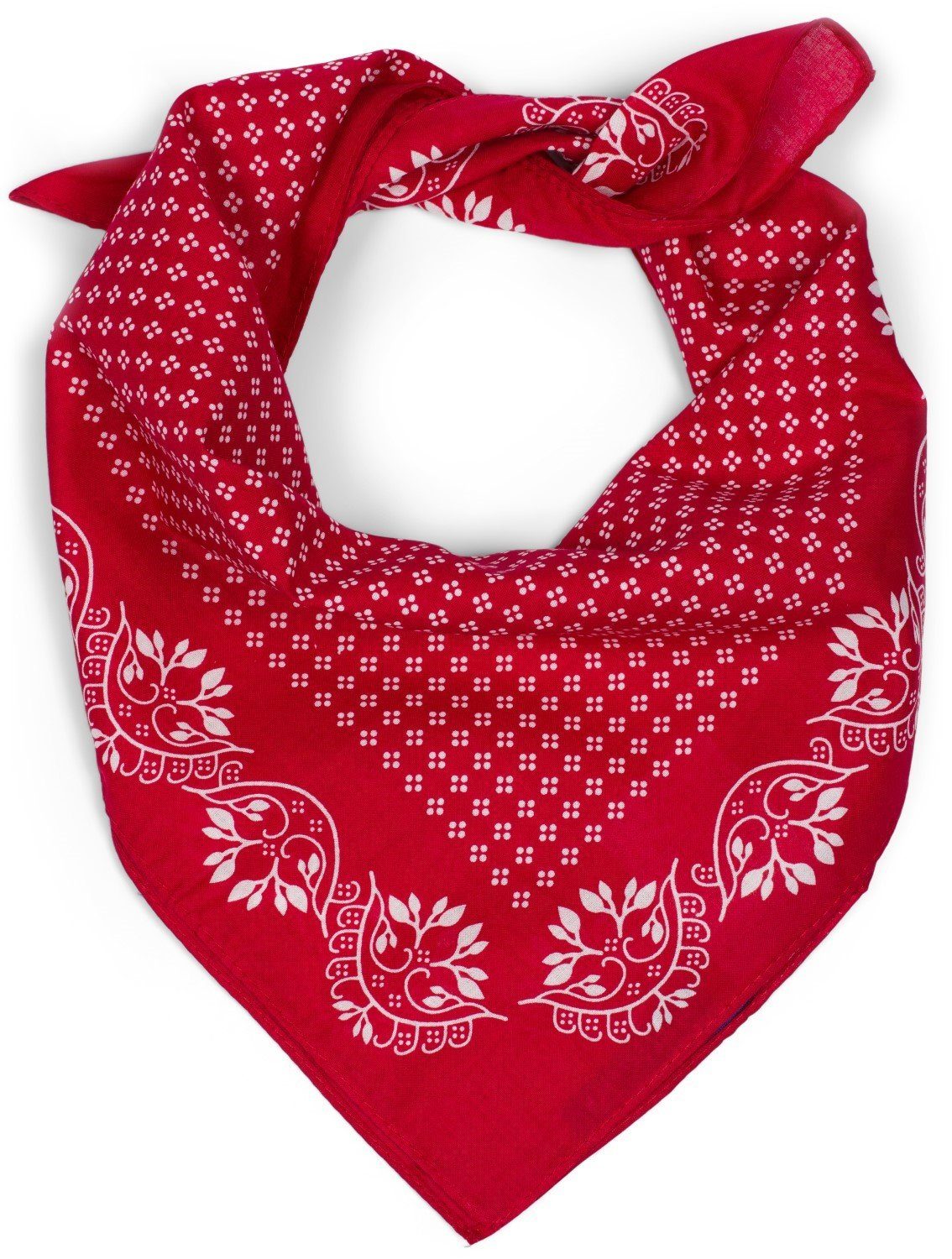 styleBREAKER Bandana Baumwolle Dreieckstuch mit Blümchen günstig online kaufen