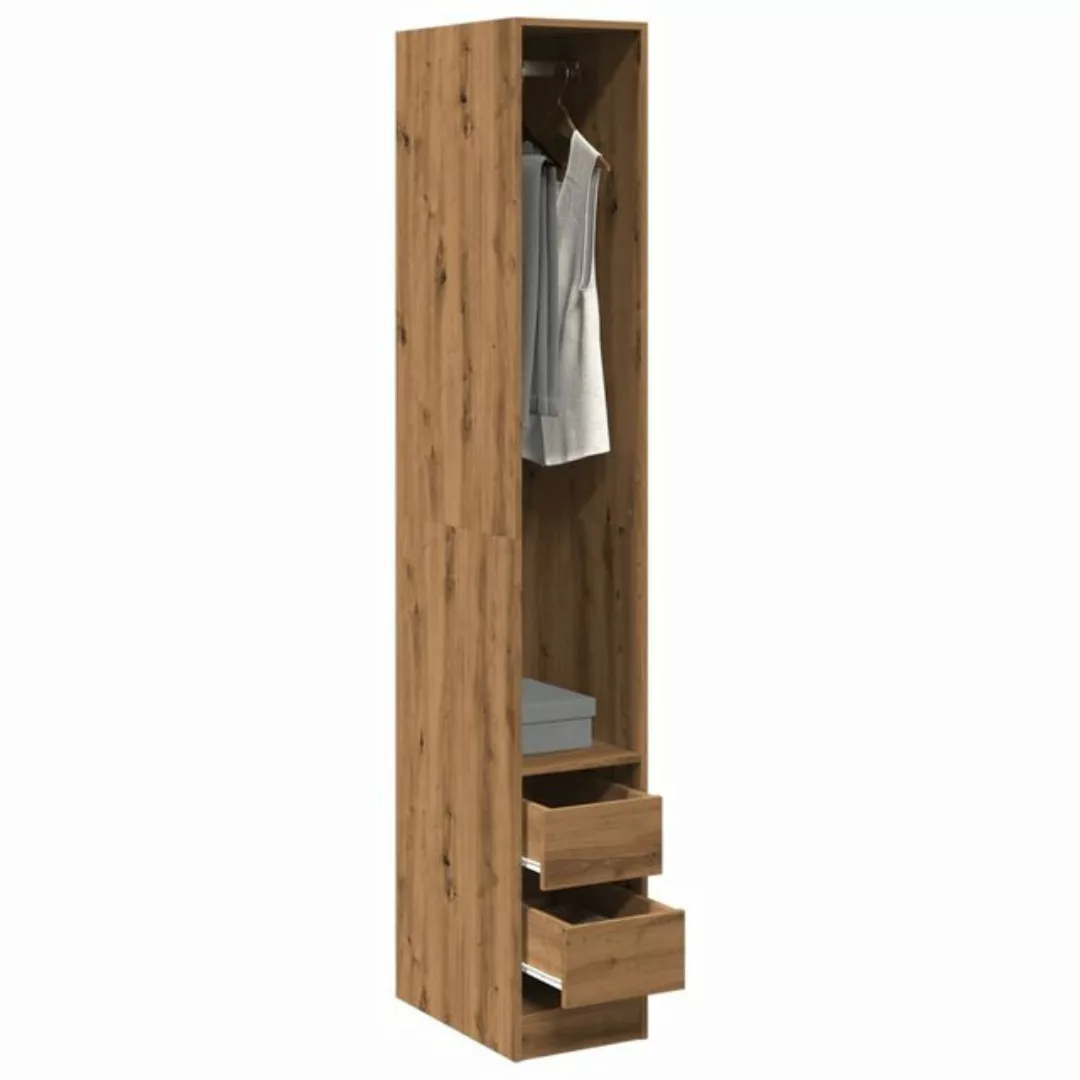 vidaXL Kleiderschrank Kleiderschrank Artisan-Eiche 30x50x200 cm Spanplatte günstig online kaufen