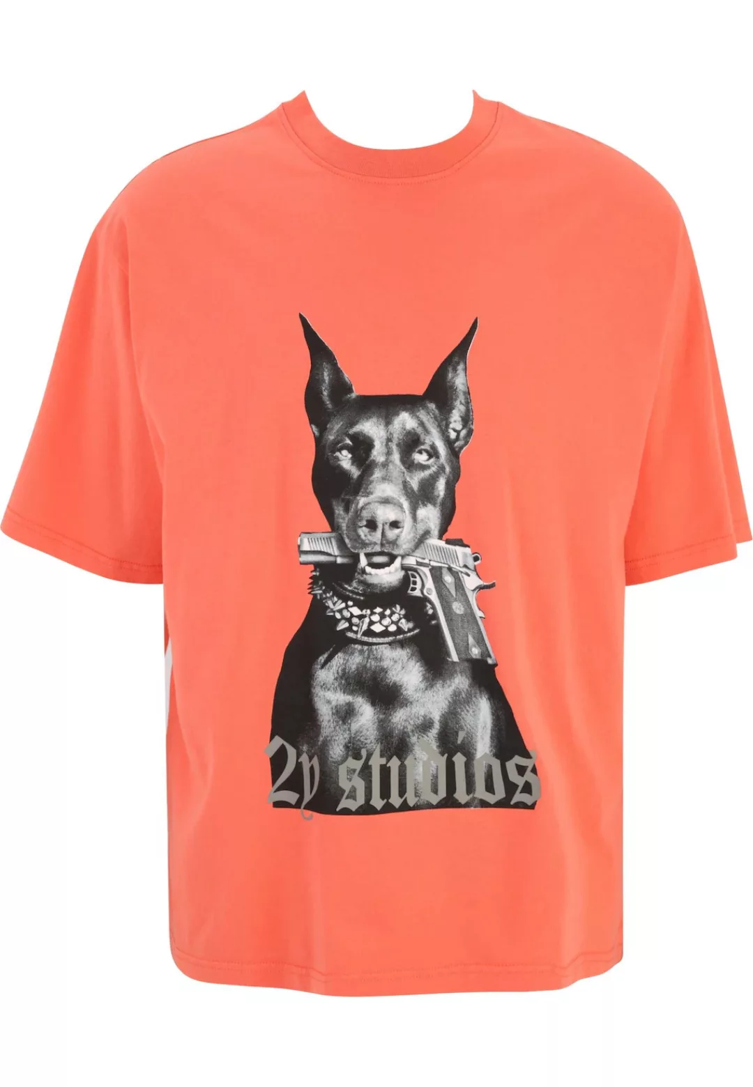 2Y Studios T-Shirt "2Y Studios Herren Doberman Oversize Tee" günstig online kaufen