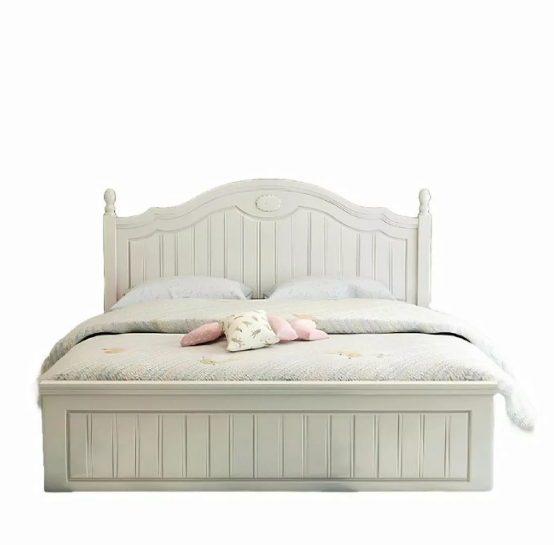 Xlmoebel Bett Schlafzimmer-Set mit Doppelbett und zwei Nachttischen aus Hol günstig online kaufen