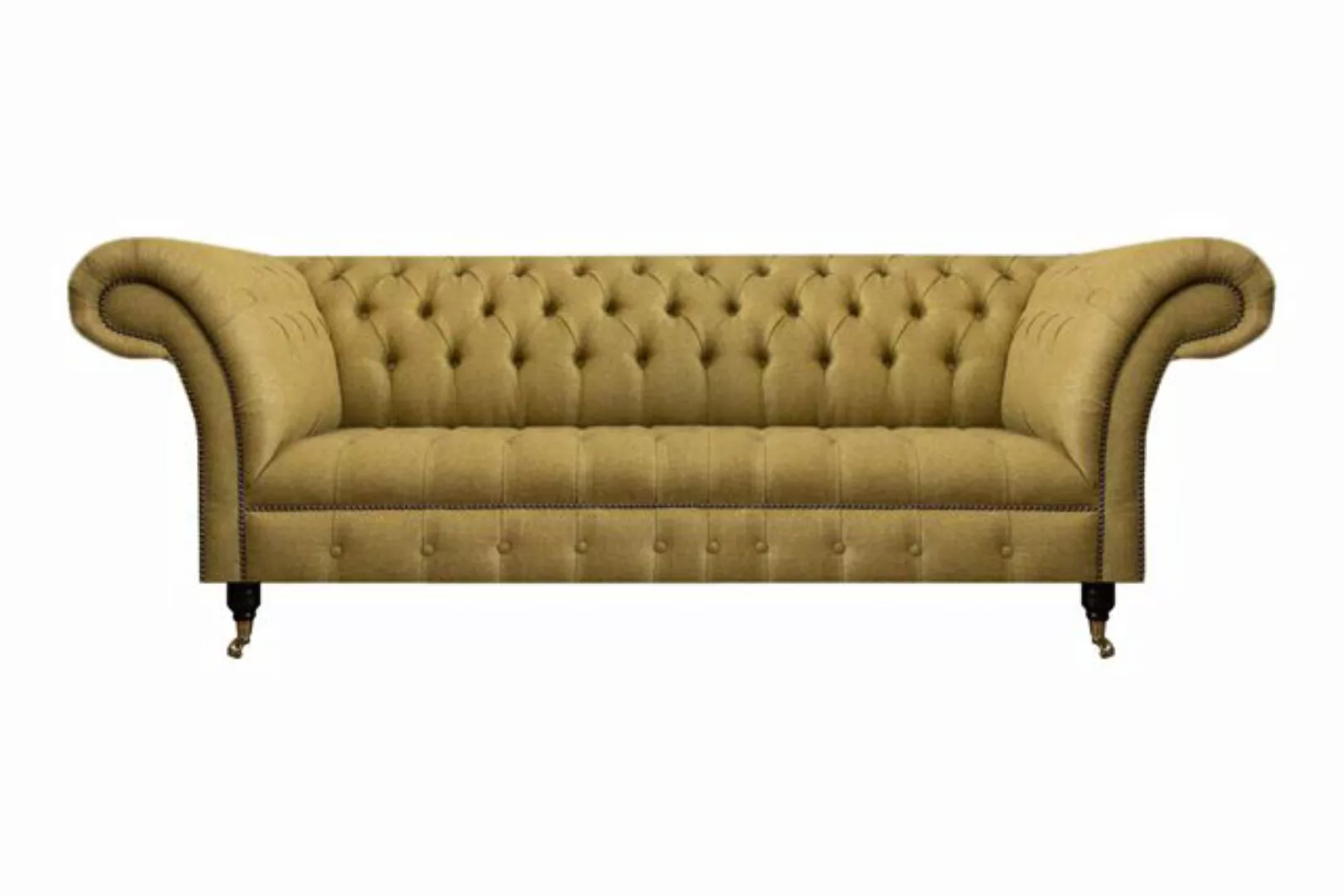 JVmoebel Chesterfield-Sofa Chesterfield Dreisitzer Sofa Wohnzimmer Couch Ei günstig online kaufen