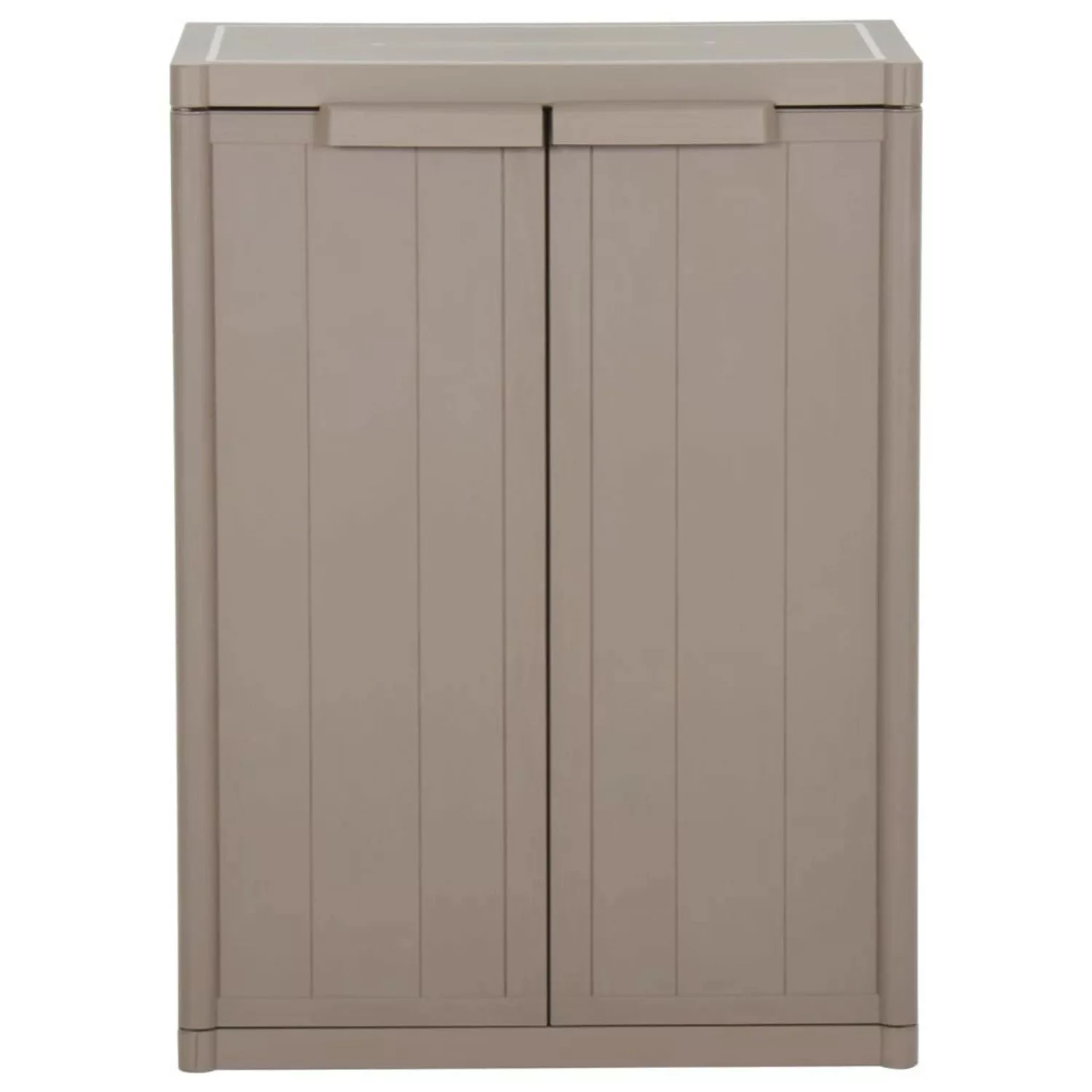 Gartenschrank Braun 65x45x88 Cm Pp Rattan günstig online kaufen