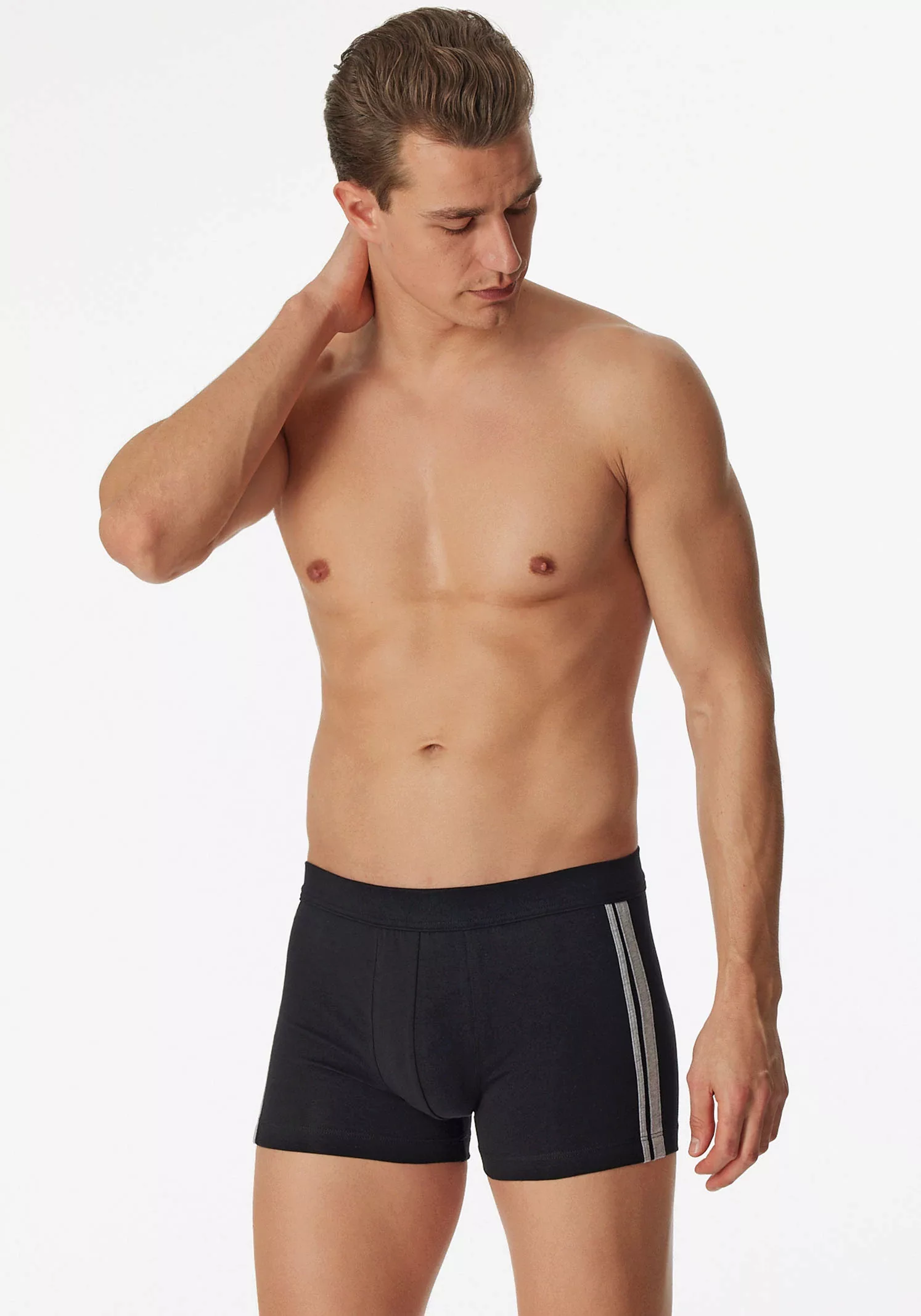 Schiesser Boxer ""95/5"", (3er-Pack), mit softem, tonalem Bund, kontraststa günstig online kaufen