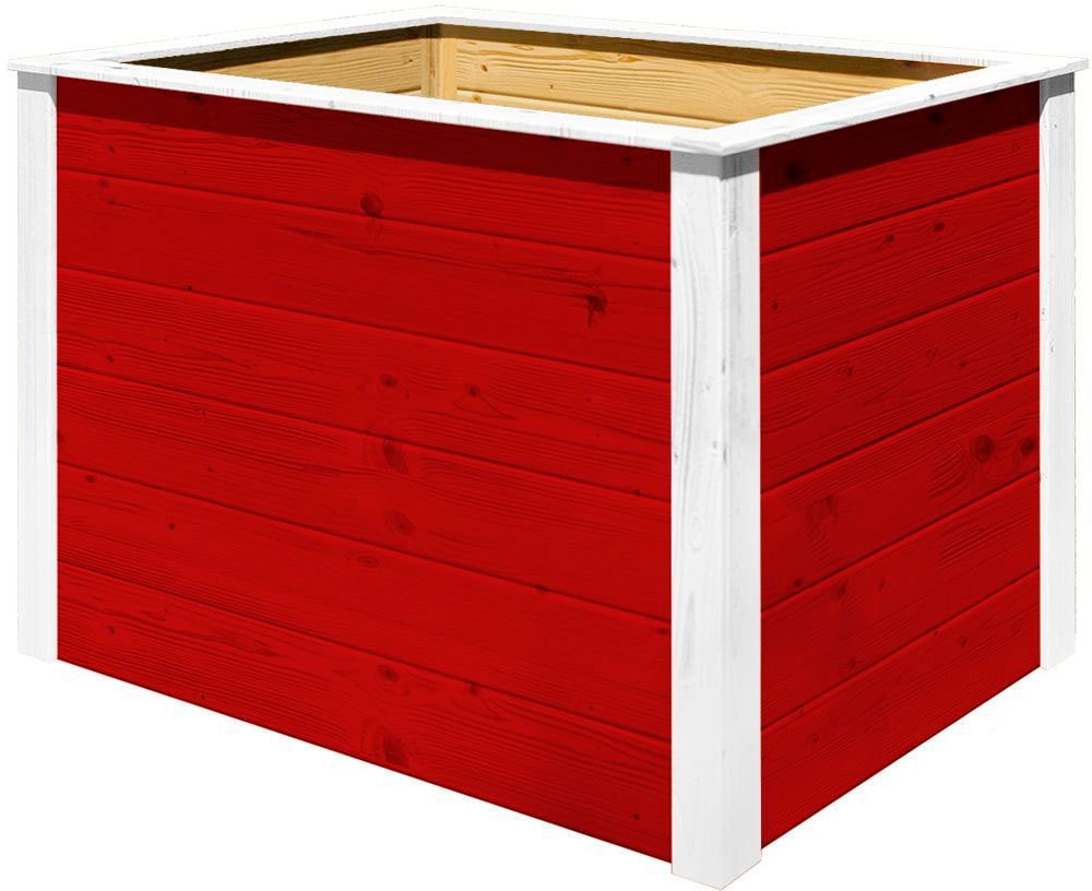 weka Hochbeet "Modular", Element-Hochbeet, 21 mm, rot, 98 x 69 cm günstig online kaufen