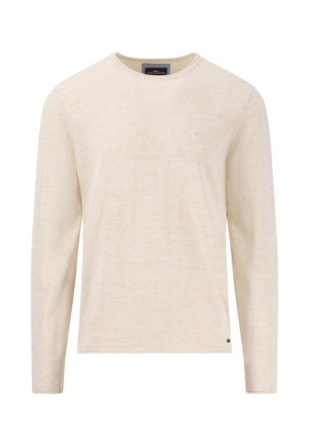 FYNCH-HATTON Strickpullover O-Neck, slub günstig online kaufen