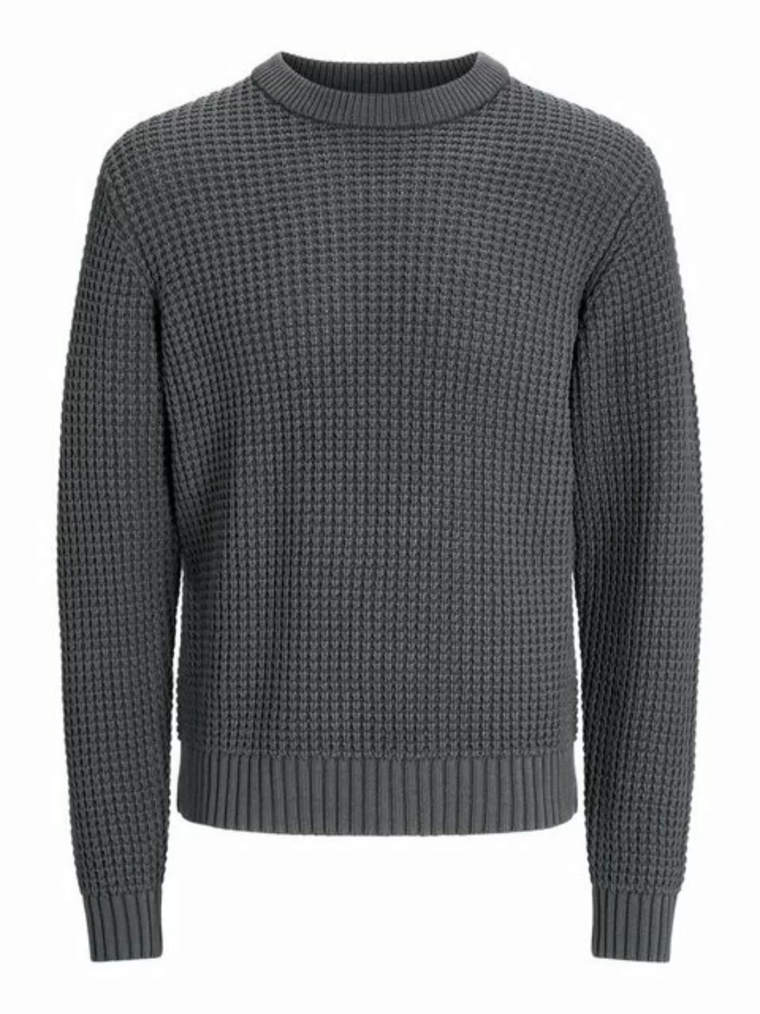 Jack & Jones Rundhalspullover JCOZION KNIT CREW NECK BF mit markanter Struk günstig online kaufen