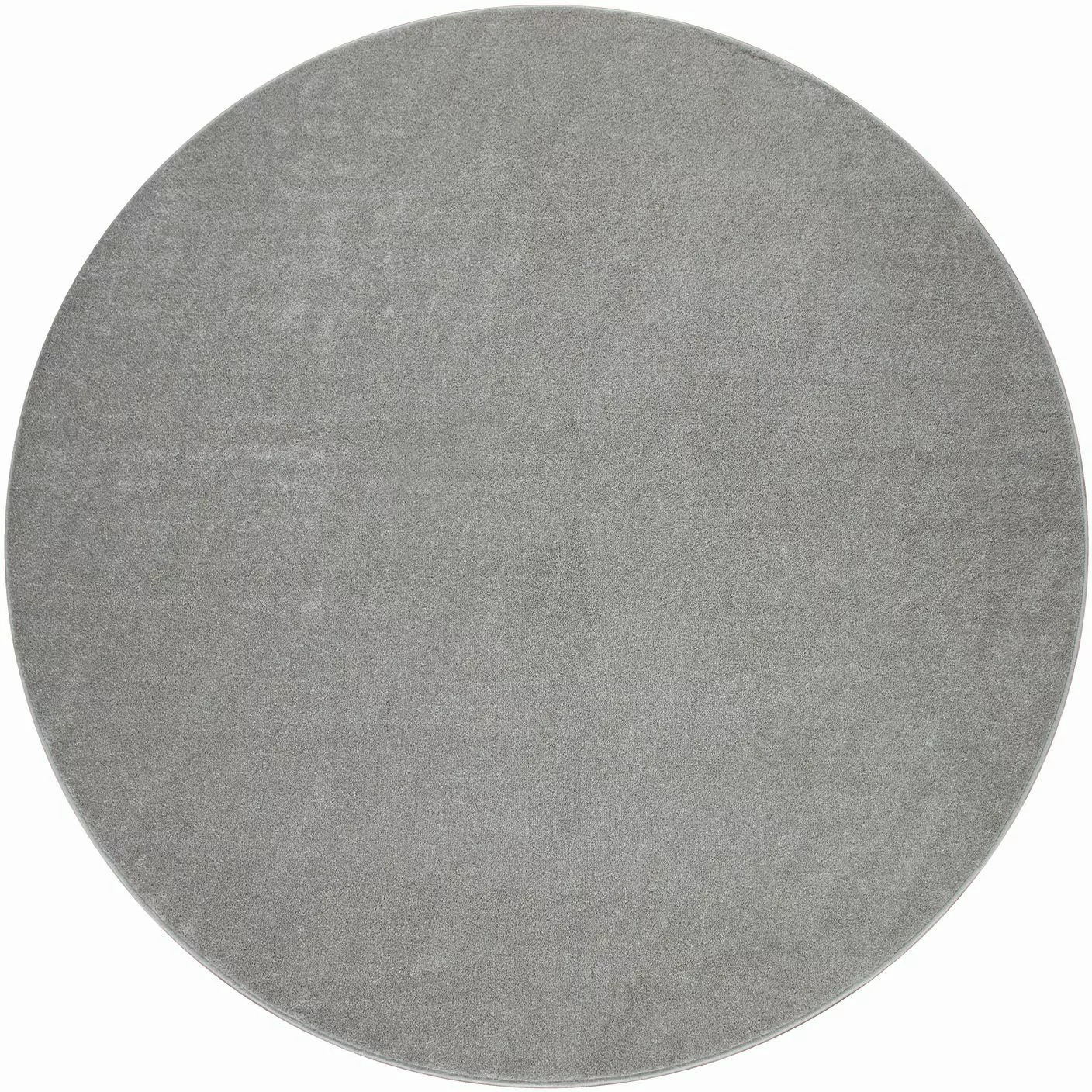 Paco Home Teppich »Porto 890«, rund, 13 mm Höhe, Kurzflor, Uni-Farben, idea günstig online kaufen