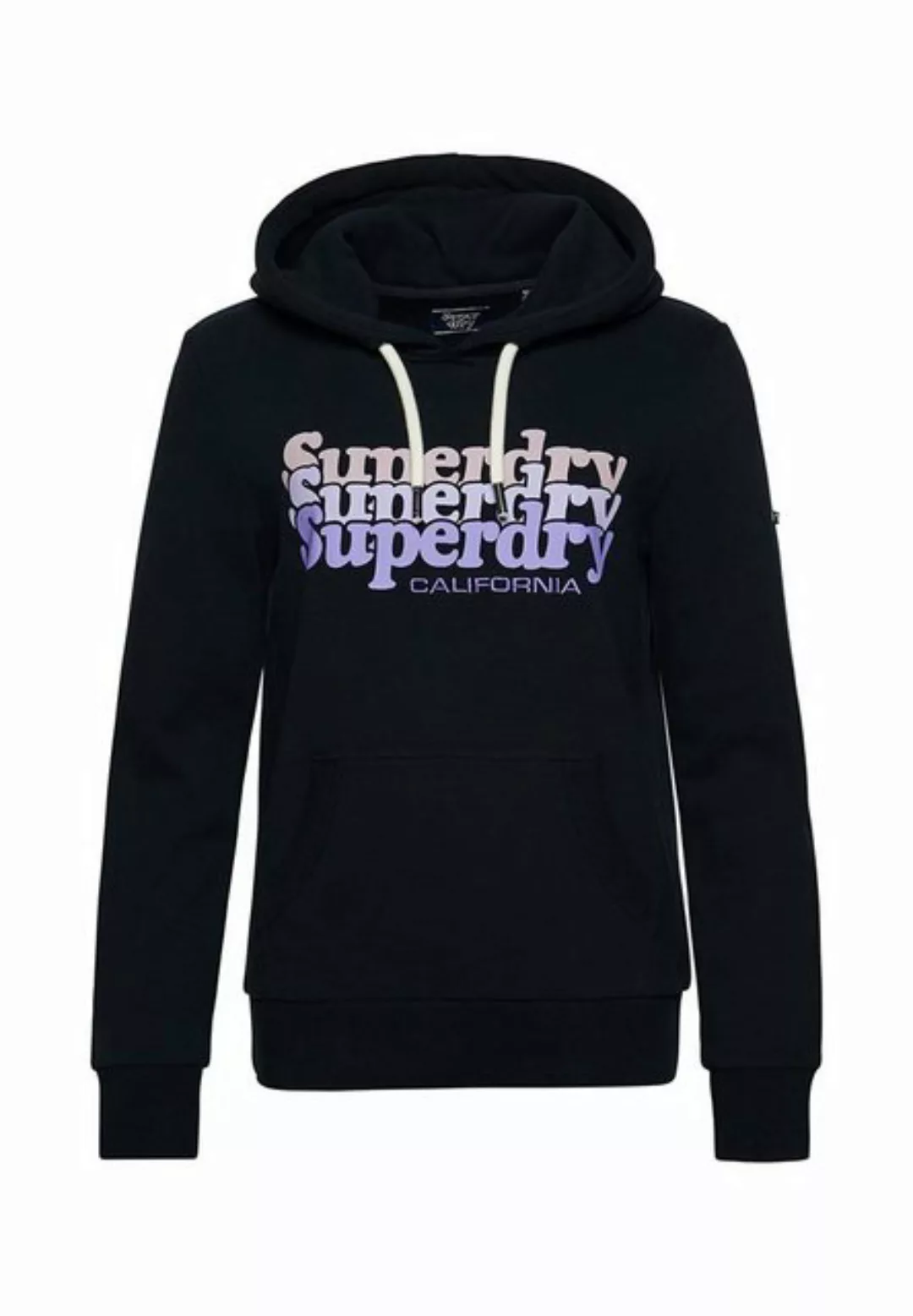 Superdry Hoodie Kapuzenpullover Sweatshirt Hoodie mit Print günstig online kaufen