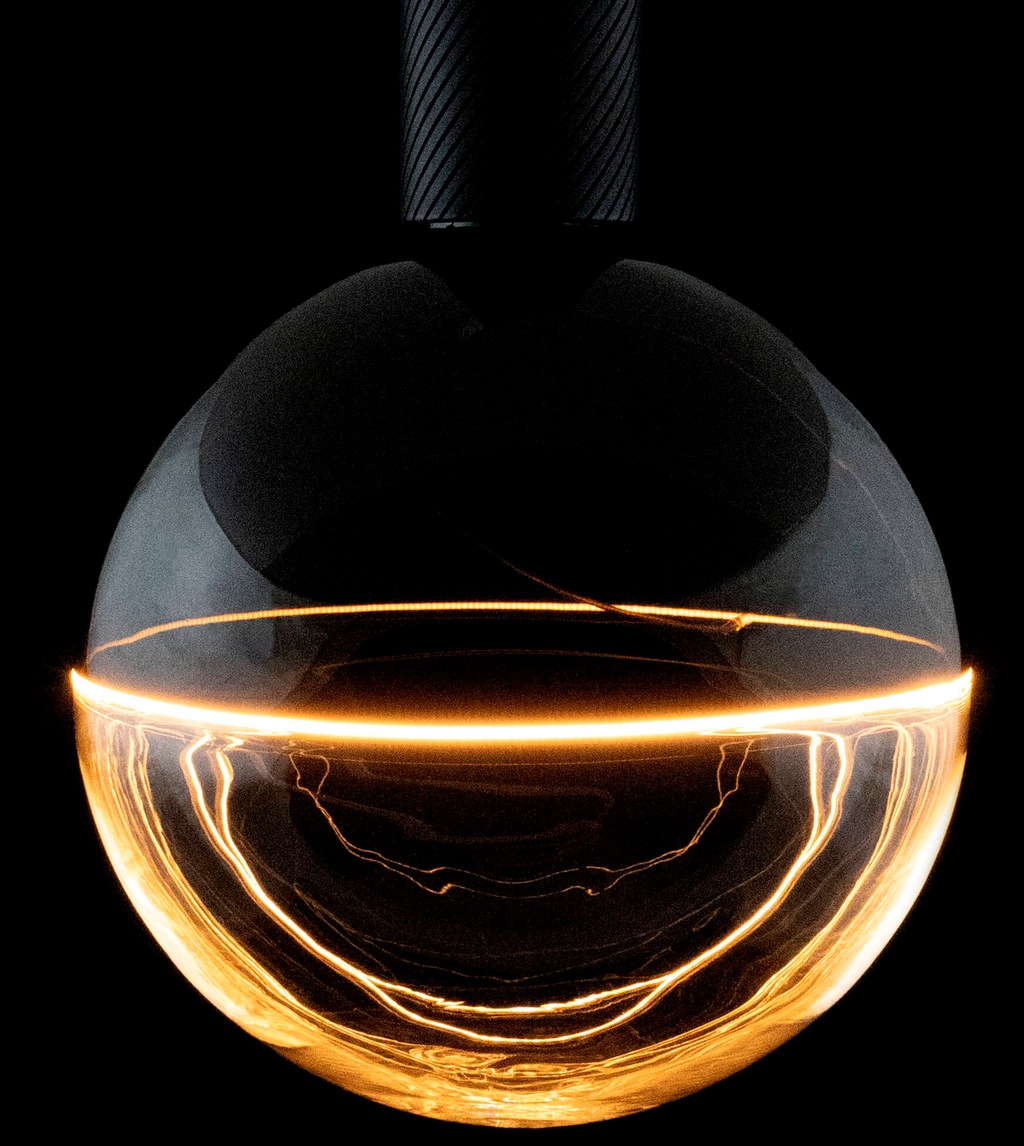 SEGULA LED-Leuchtmittel »LED Illusion Globe 188 2tones black clear«, E27, 1 günstig online kaufen