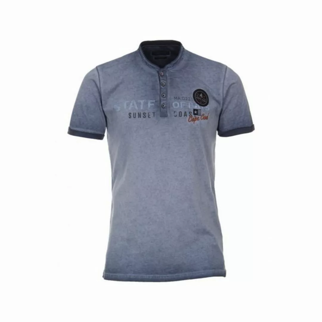 CASAMODA Poloshirt blau regular fit (1-tlg) günstig online kaufen