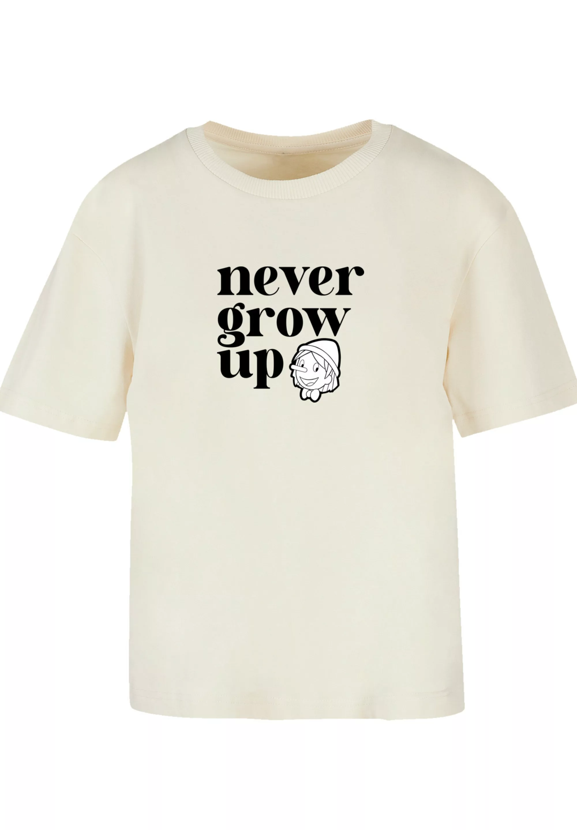 F4NT4STIC T-Shirt "Heroes of Childhood Pinocchio Never Grow Up", Retro, Her günstig online kaufen